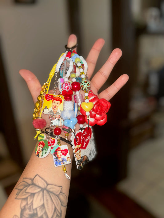 Lucy Girl Handmade Beaded Bag Charm