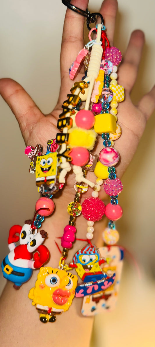 Bob And Friends Handmade Beaded Bag Charm